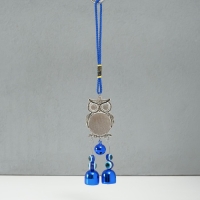 Подвеска от сглаза металл "Филин с колокольчиками" 4х23 см Подвеска от сглаза металл "Филин с колокольчиками" 4х23 см