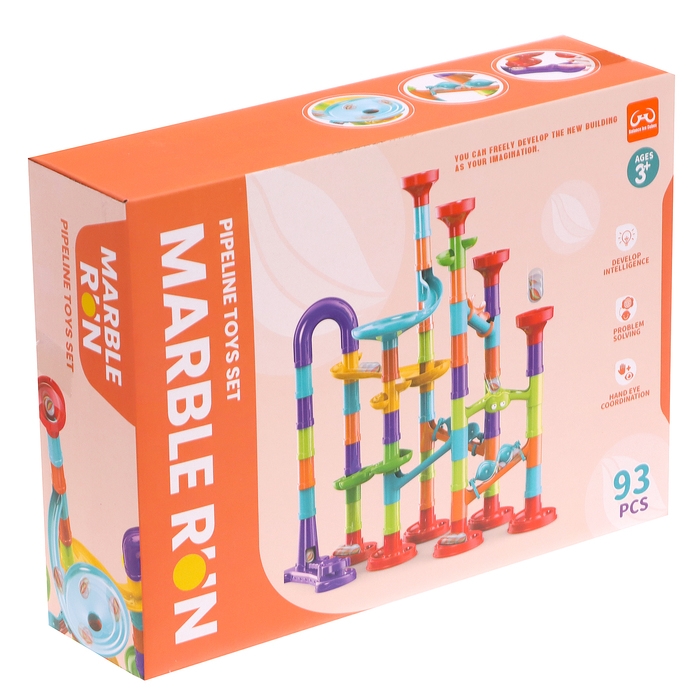 Конструктор марблс &laquo;Трубчатые лабиринты&raquo;, 93 детали