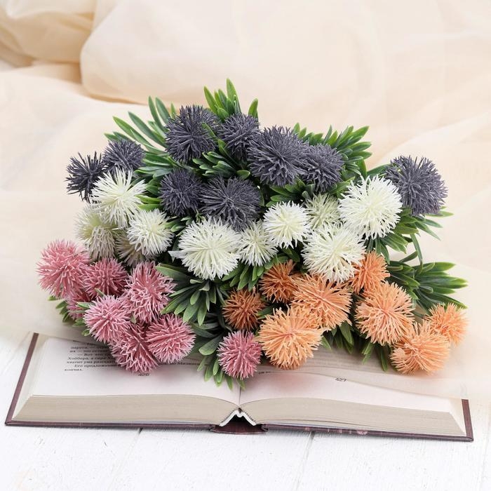 Букет Букет "Шарики пушистые" 3х24 см, микс