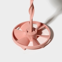 Кувшин для воды стеклянный для смешивания с венчиком Renga &laquo;Спиро&raquo;, 1,6 л, 11,2&times;23,5 см, цвет розовый