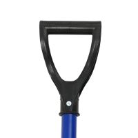 Лопата пластиковая &laquo;Купец&raquo;, ковш 410 &times; 460 мм, с металлической планкой, алюминиевый черенок