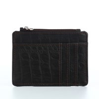 Визитница кожаная, TEXTURA, 8 карт, цвет коричневый