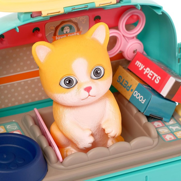 Игровой набор &laquo;Ветеринар&raquo; в рюкзаке, питомец МИКС