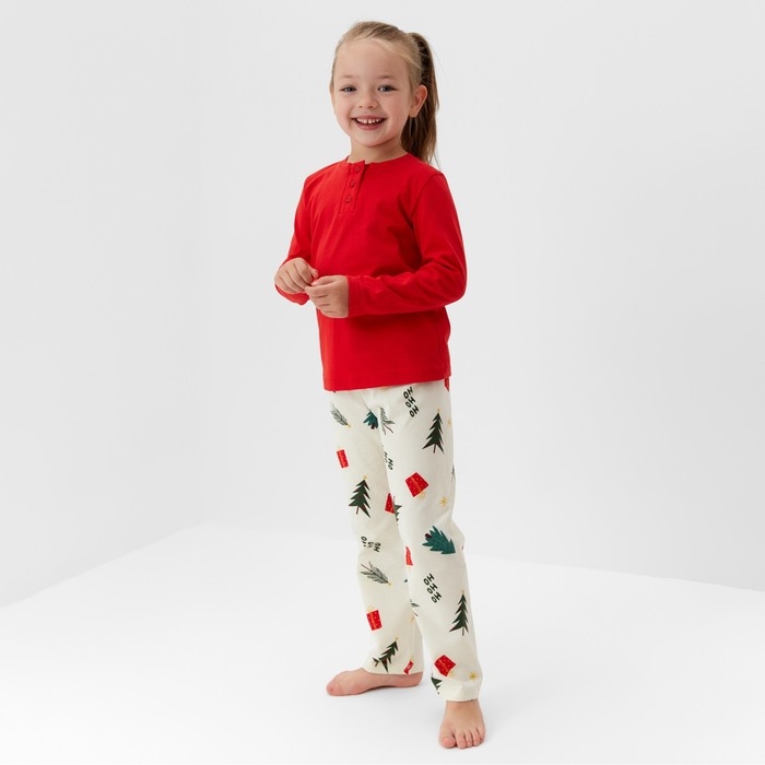 Пижама детская KAFTAN Christmas tree, р.32 (110-116 см)