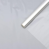 Плёнка для цветов прозрачная 0,8 х 13,6 м, 400 г, 40 мкм Плёнка для цветов прозрачная 0,8 х 13,6 м, 400 г, 40 мкм