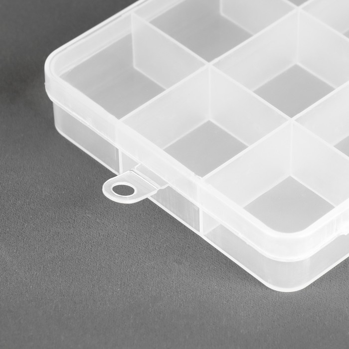 Органайзер для рукоделия, с подвесом, 15 отделений, 17,5 × 10 × 2 см Органайзер для рукоделия, с подвесом, 15 отделений, 17,5 × 10 × 2 см