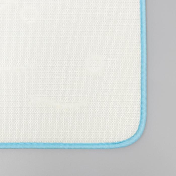 Коврик Доляна «Дельфины», 50×80 см, цвет синий Коврик Доляна «Дельфины», 50×80 см, цвет синий