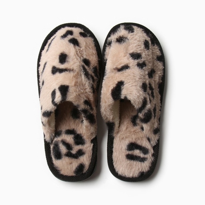 Тапочки женские размер 38-39, цвет бежевый