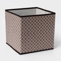 Короб стеллажный для хранения Доляна &laquo;Браун&raquo;, 25&times;25&times;25 см, цвет коричневый