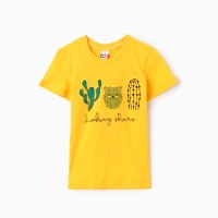 Футболка для девочки, цвет жёлтый, рост 110 см Футболка для девочки, цвет жёлтый, рост 110 см