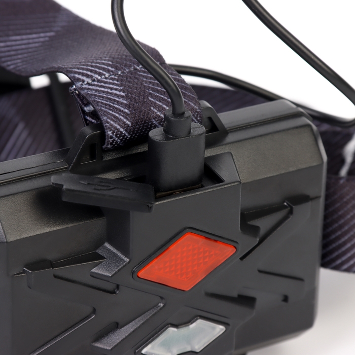 Фонарь налобный аккумуляторный 30 Вт, 2200 мАч, IPX5, 5 режимов, дальность 500 м Фонарь налобный аккумуляторный 30 Вт, 2200 мАч, IPX5, 5 режимов, дальность 500 м