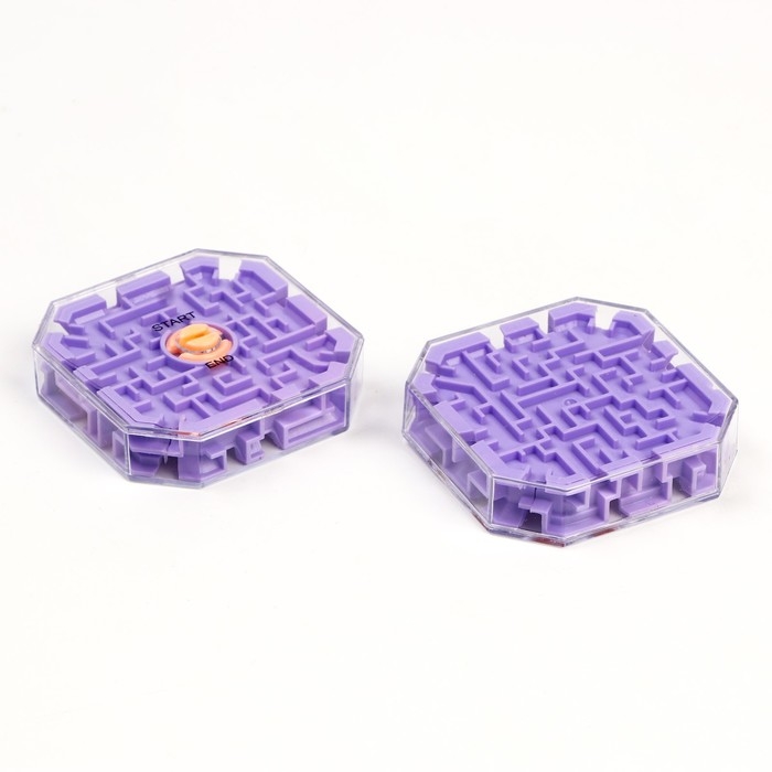 Головоломка лабиринт с шариком &laquo;Думай головой&raquo;, МИКС