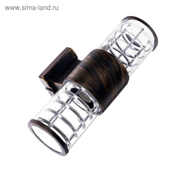 Светильник настенный Luazon Lighting 2хE27х60 Вт Светильник настенный Luazon Lighting 2хE27х60 Вт "Модерн", пластик, вверх и вниз, бронза