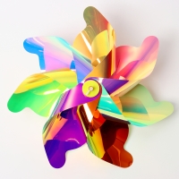 Ветерок «Цветок» на деревянной палочке Ветерок «Цветок» на деревянной палочке