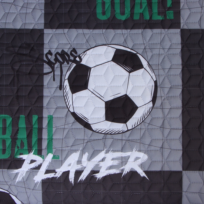 Покрывало "Этель" 1,5 сп Soccer team 145*210&plusmn;5 см, микрофибра