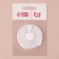 Стразы для ногтей, жемчужные, объёмные, 12 ячеек, перламутровые Стразы для ногтей, жемчужные, объёмные, 12 ячеек, перламутровые