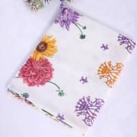 Скатерть - дорожка на стол Медальоны 40х150см, рогожка, хлопок 100% Скатерть - дорожка на стол Медальоны 40х150см, рогожка, хлопок 100%