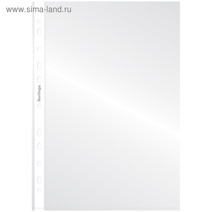Файл-вкладыш А4, 40 мкм, Berlingo, глянцевый, вертикальный, 100 штук Файл-вкладыш А4, 40 мкм, Berlingo, глянцевый, вертикальный, 100 штук