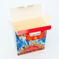 Новый год. Подарочная коробка Новогодняя Презент "Рождество в зимнем лесу" 15,5 х 7 х 19 см. Новый год. Подарочная коробка Новогодняя Презент "Рождество в зимнем лесу" 15,5 х 7 х 19 см.