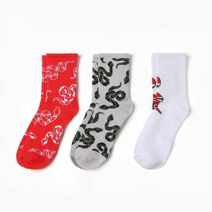 Подарочный набор термос и носки 3 пары KAFTAN Snake, р.36-39 Подарочный набор термос и носки 3 пары KAFTAN Snake, р.36-39