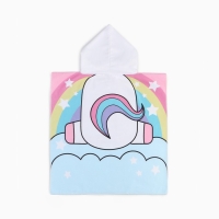 Полотенце-пончо детский LoveLife "Единорог" 60х120 см, 100% пэ, 225 г/м2 Полотенце-пончо детский LoveLife "Единорог" 60х120 см, 100% пэ, 225 г/м2