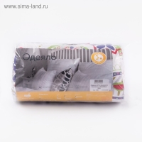 Одеяло всесезонное, размер 220х205 см, цвет МИКС, синтепон