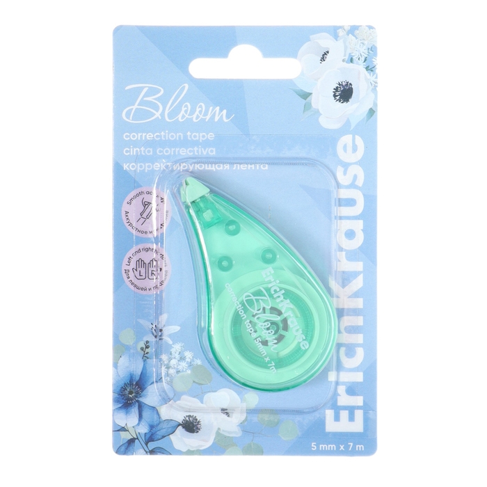 Корректирующая лента 5 мм х 7 м, ErichKrause Pastel Bloom, микс Корректирующая лента 5 мм х 7 м, ErichKrause Pastel Bloom, микс