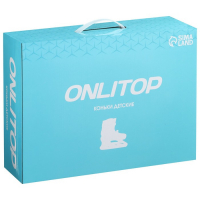 Коньки детские раздвижные ONLITOP Take it Easy, р. 34-37 Коньки детские раздвижные ONLITOP Take it Easy, р. 34-37