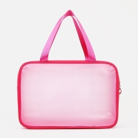 Косметичка на молнии, цвет малиновый Косметичка на молнии, цвет малиновый