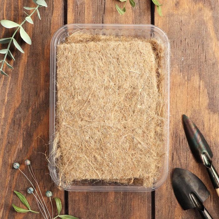 Набор джутовых ковриков для микрозелени 5 шт с боксом 1 шт Набор джутовых ковриков для микрозелени 5 шт с боксом 1 шт "Рецепты Дедушки Никиты" №2