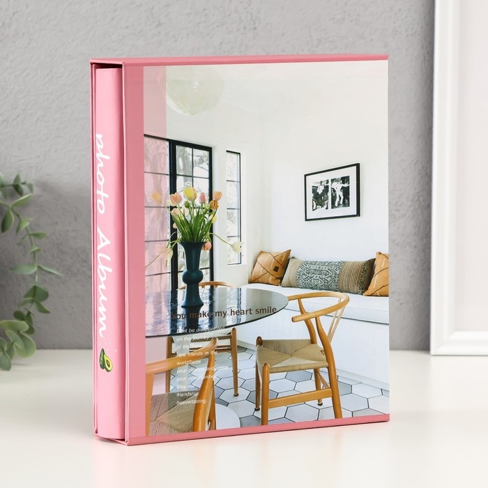 Фотоальбом на 200 фото 10х15 см "Современный интерьер" МИКС 21х5х26 см