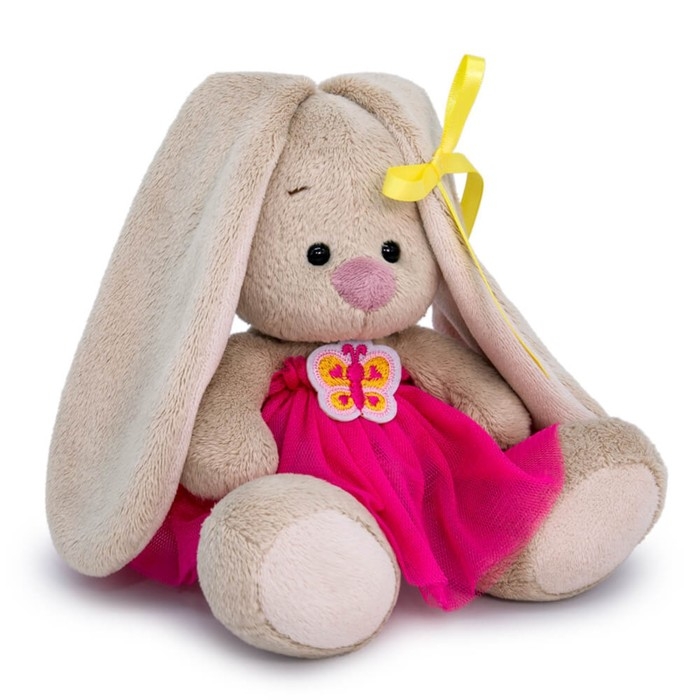Мягкая игрушка &laquo;Зайка Ми в юбке с бабочкой&raquo;, 15 см