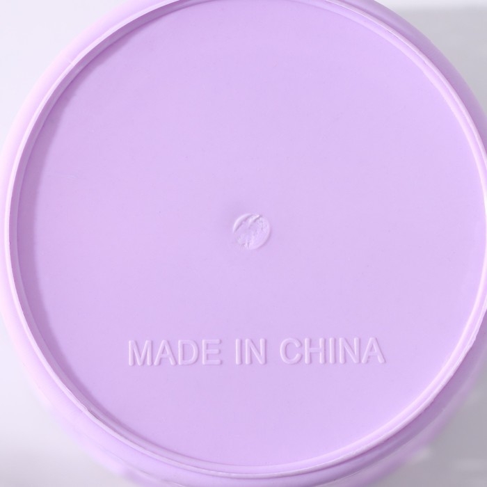 Корзина для хранения &laquo;Кружевной узор&raquo;, пластик, 9,8&times;9,8&times;10 см, цвет МИКС