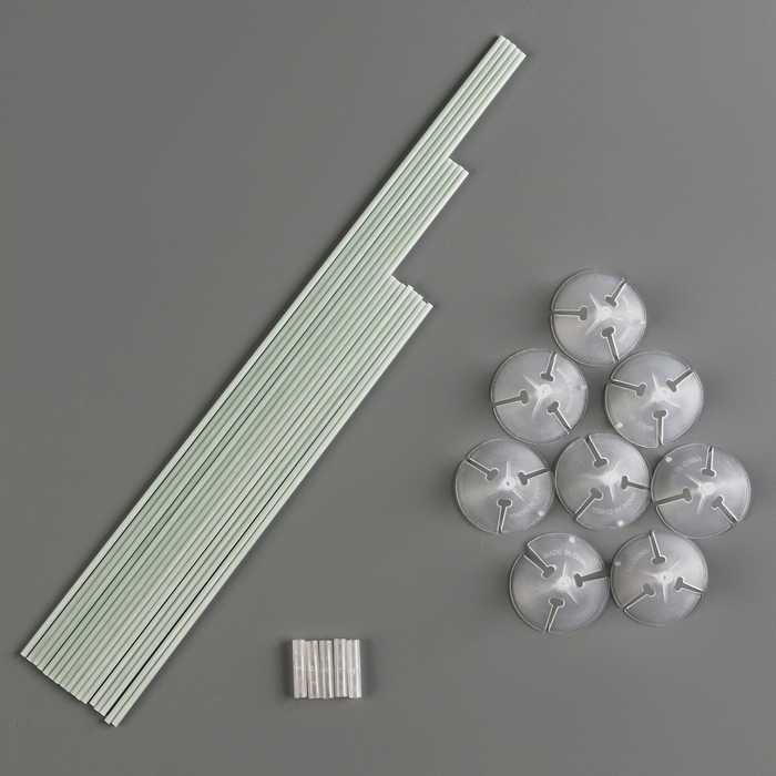 Стойка для воздушных шаров на 8 шаров, высота 80 см, голубая Стойка для воздушных шаров на 8 шаров, высота 80 см, голубая