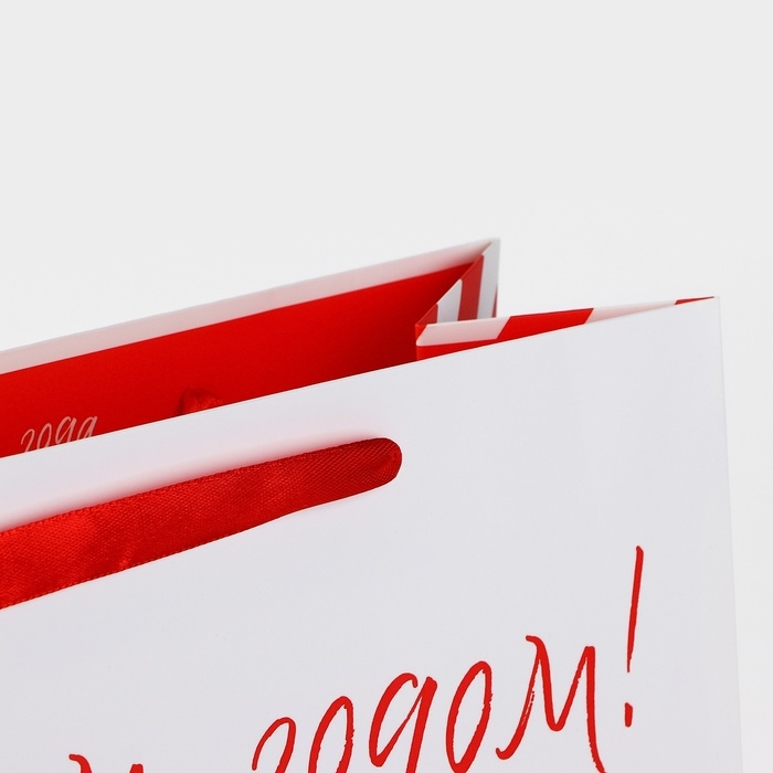 Новый год. Пакет подарочный новогодний ламинированный &laquo;Новогодний поезд&raquo;, L 31 х 40 х 11.5 см, Новый год