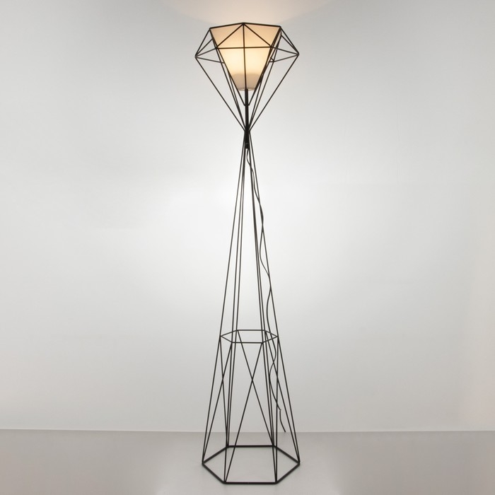 Торшер 19081/1 E27 40Вт черный 35х35х175 см