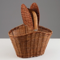 Корзина плетеная "Пикник", 35&times;20&times;22 см, ротанг