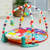 Развивающий коврик «Игра малыша», с пианино, круглый, голубой Развивающий коврик «Игра малыша», с пианино, круглый, голубой