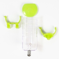 Поилка внешняя для клетки, 500 мл, зелёная Поилка внешняя для клетки, 500 мл, зелёная