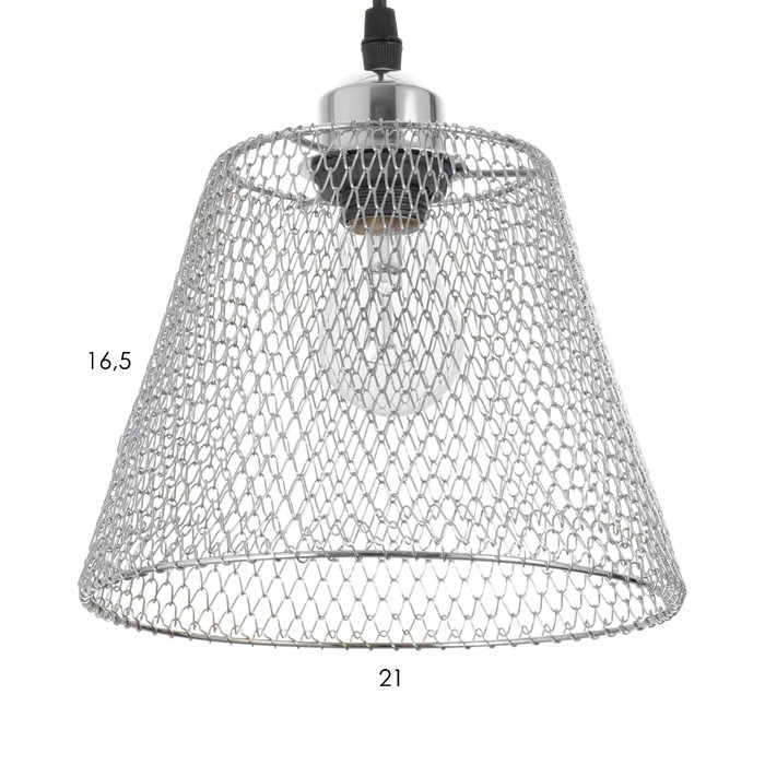 Светильник BayerLux Светильник BayerLux "Фиш" Е27 40Вт хром 20х20х16-116см