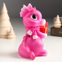 Копилка полистоун "Дракоша в шарфике с подарками" МИКС 9,5х9х13,5 см Копилка полистоун "Дракоша в шарфике с подарками" МИКС 9,5х9х13,5 см