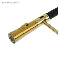 Смеситель для кухни Accoona A4890WF-1, однорычажный, латунь, черный/золото Смеситель для кухни Accoona A4890WF-1, однорычажный, латунь, черный/золото