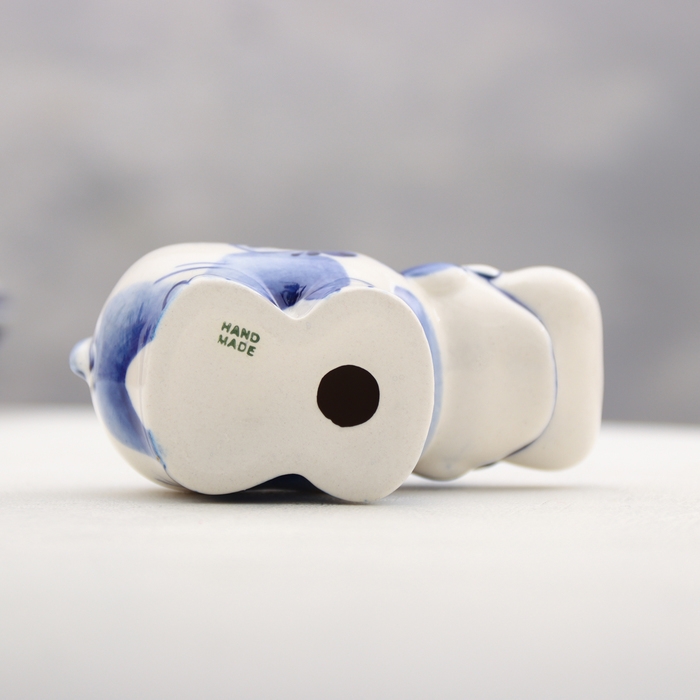 Сувенир Сувенир "Бегемот", гжель