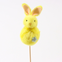 Пасхальный декор на палочке &laquo;Зайка&raquo;, 6 &times; 6 &times; 34 см