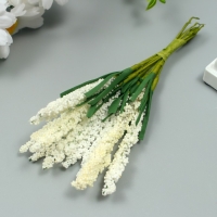 Декор для творчества "Иван чай" 1 букет=10 цветков кремовый 1,5х14 см Декор для творчества "Иван чай" 1 букет=10 цветков кремовый 1,5х14 см