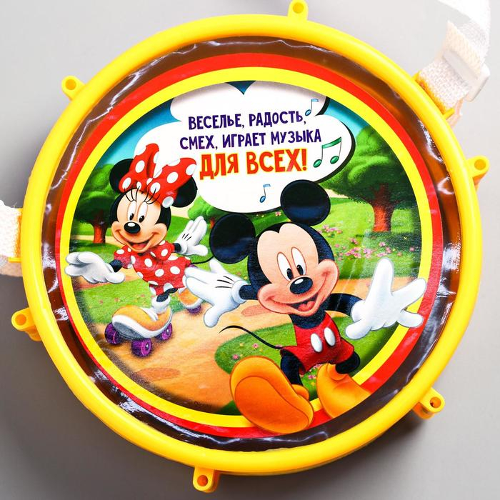 Барабан «Микки Маус и друзья: Весёлые ноты», МИКС Барабан «Микки Маус и друзья: Весёлые ноты», МИКС