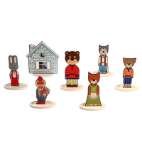 Набор персонажей сказки &laquo;Заюшкина избушка&raquo;