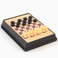 Настольные игры магнитные 5 в 1, шахматы, шашки, шашматы, лудо, змеи и лестницы 16.5 х 12 см Настольные игры магнитные 5 в 1, шахматы, шашки, шашматы, лудо, змеи и лестницы 16.5 х 12 см