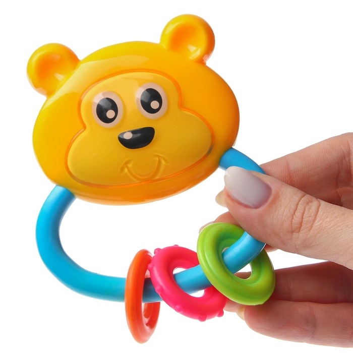 Погремушка &laquo;Мишка с колечками&raquo;, Крошка Я