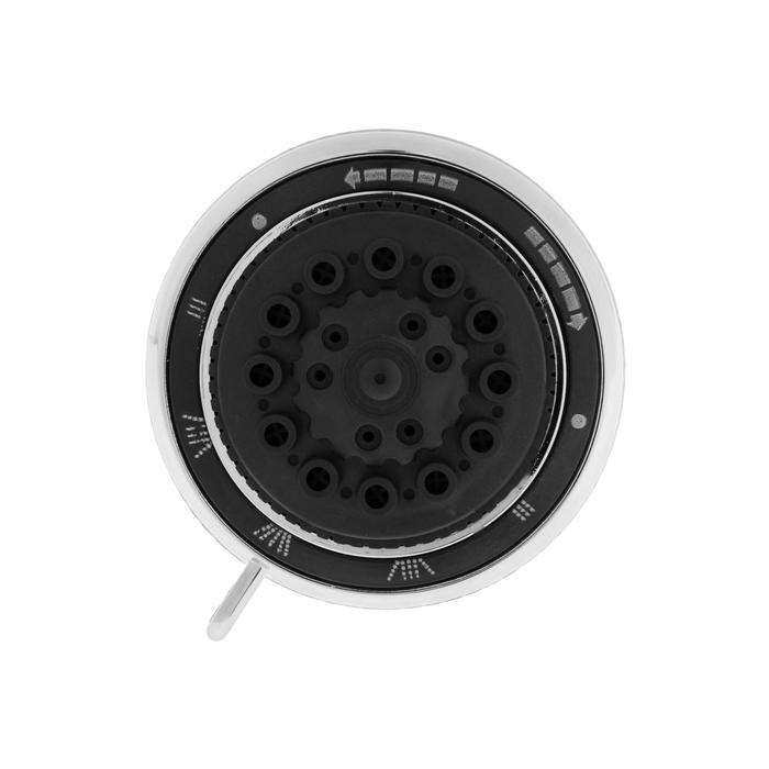 Лейка стационарная ZEIN Z0509, 5 режимов, с черными вставками, пластик Лейка стационарная ZEIN Z0509, 5 режимов, с черными вставками, пластик